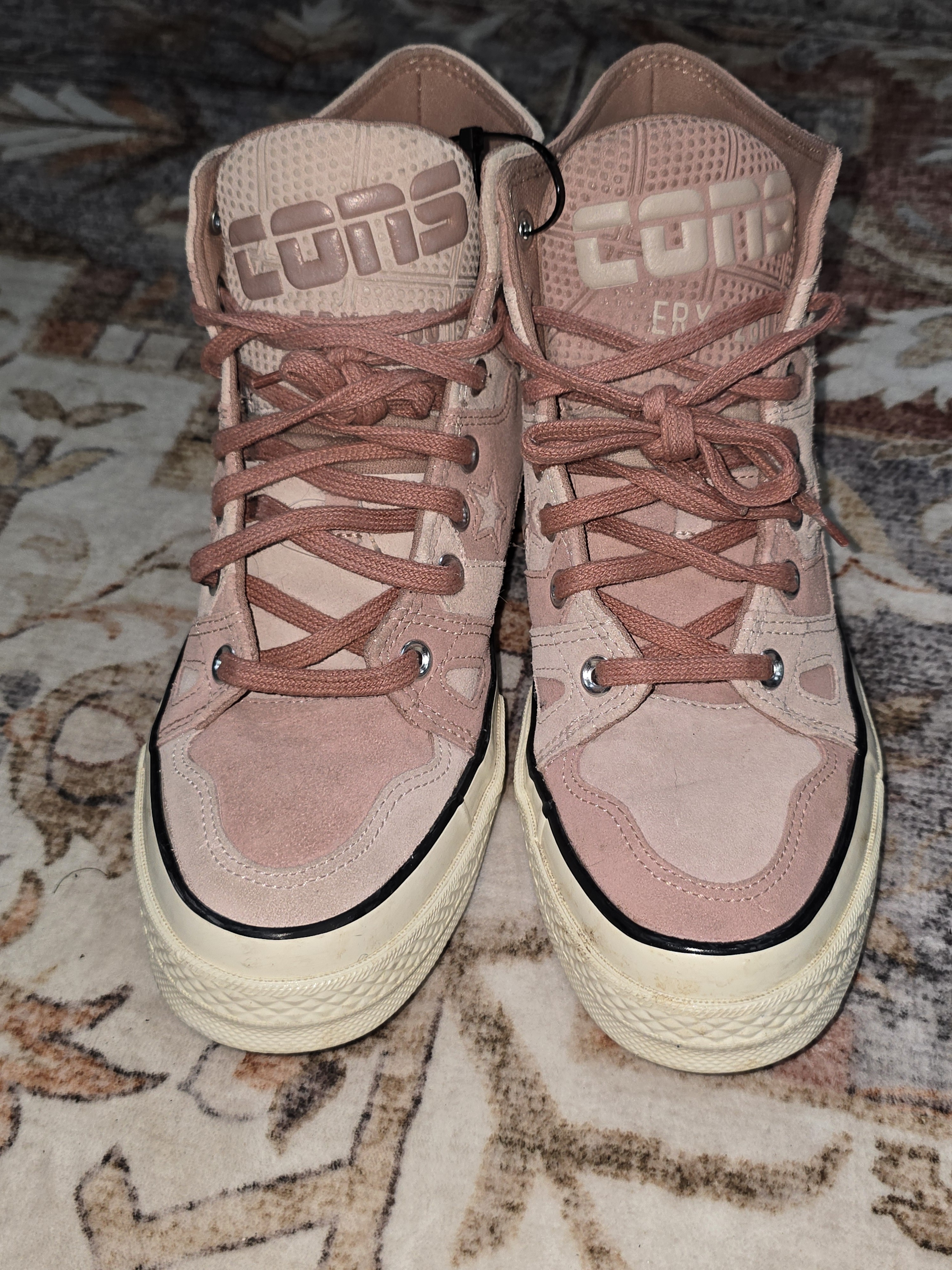Converse Men's Erx 260 High-Top Suede Sneakers In Dusty Pink Mens 9 Womens 11